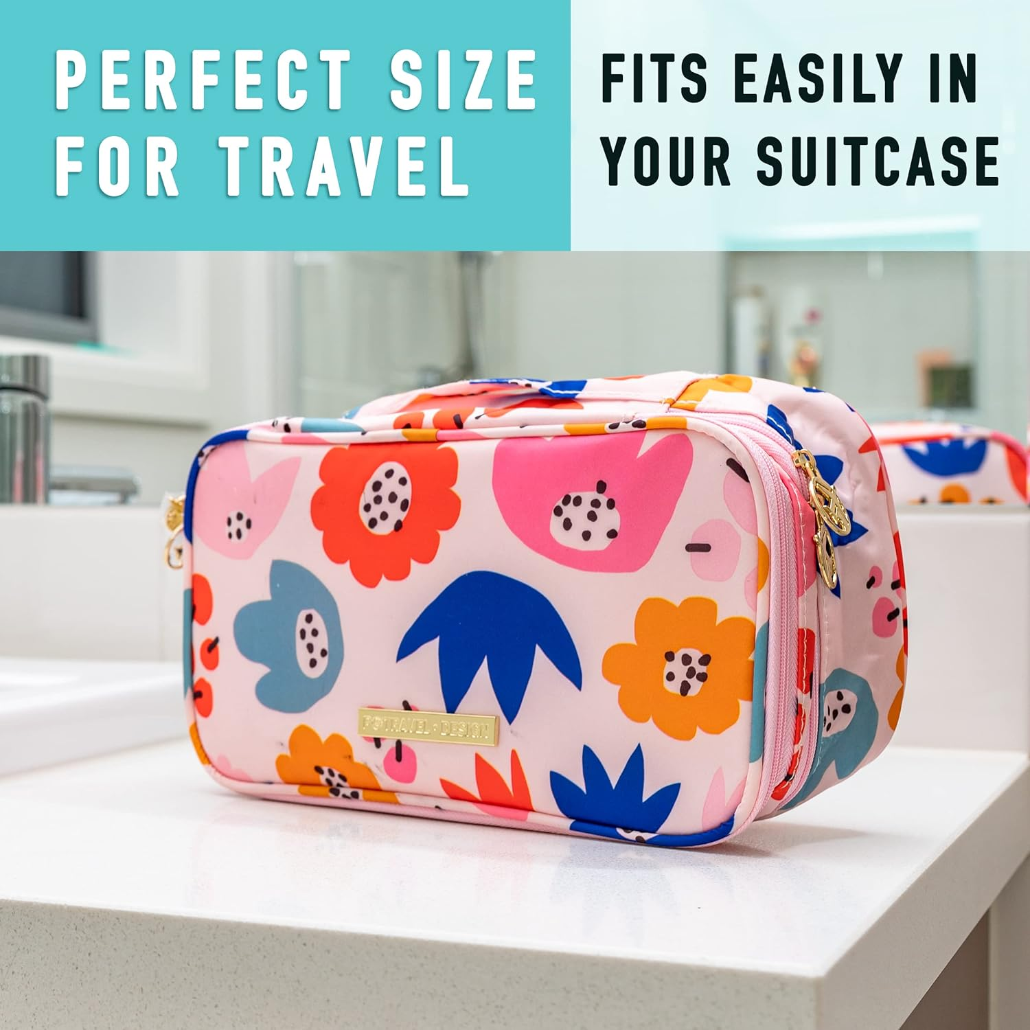 Cosmetic Makeup Beauty Bag Organiser for Toiletries Accessories Brushes and Skincare Products from Paton Travel Australia image number 3