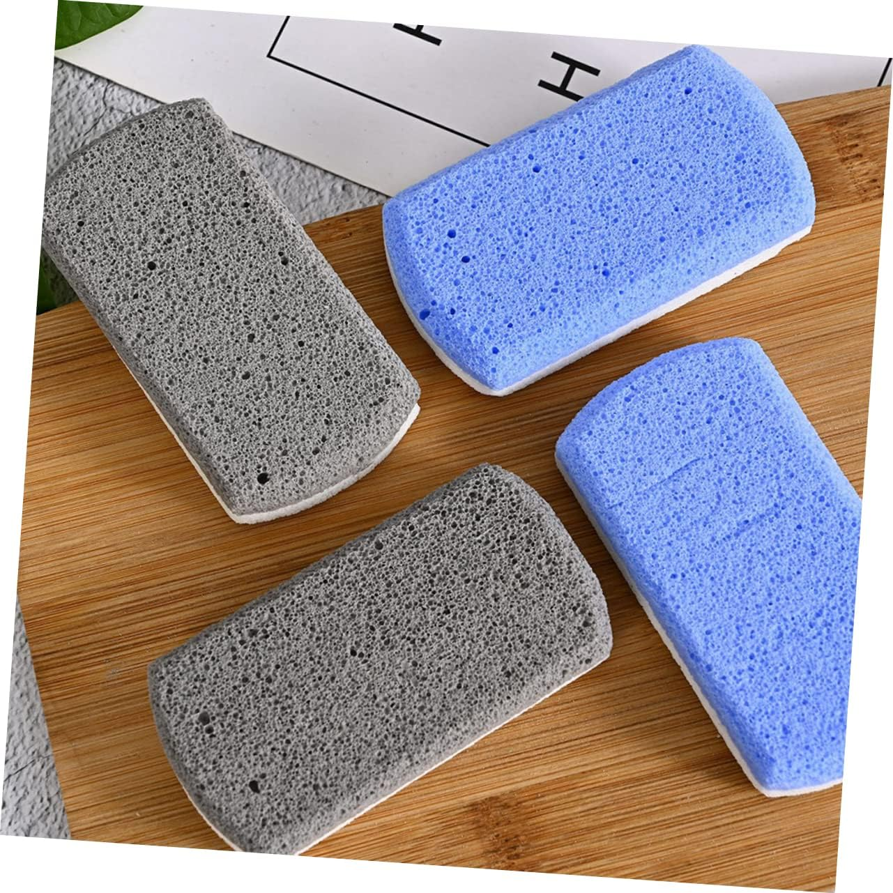 NULYLU 2Pcs Foot Scrubbers for Dead Skin Removal Multi-Functional Exfoliating Tools for Smooth Feet Professional Pedicure Supplies and Reusable and Design image number 1