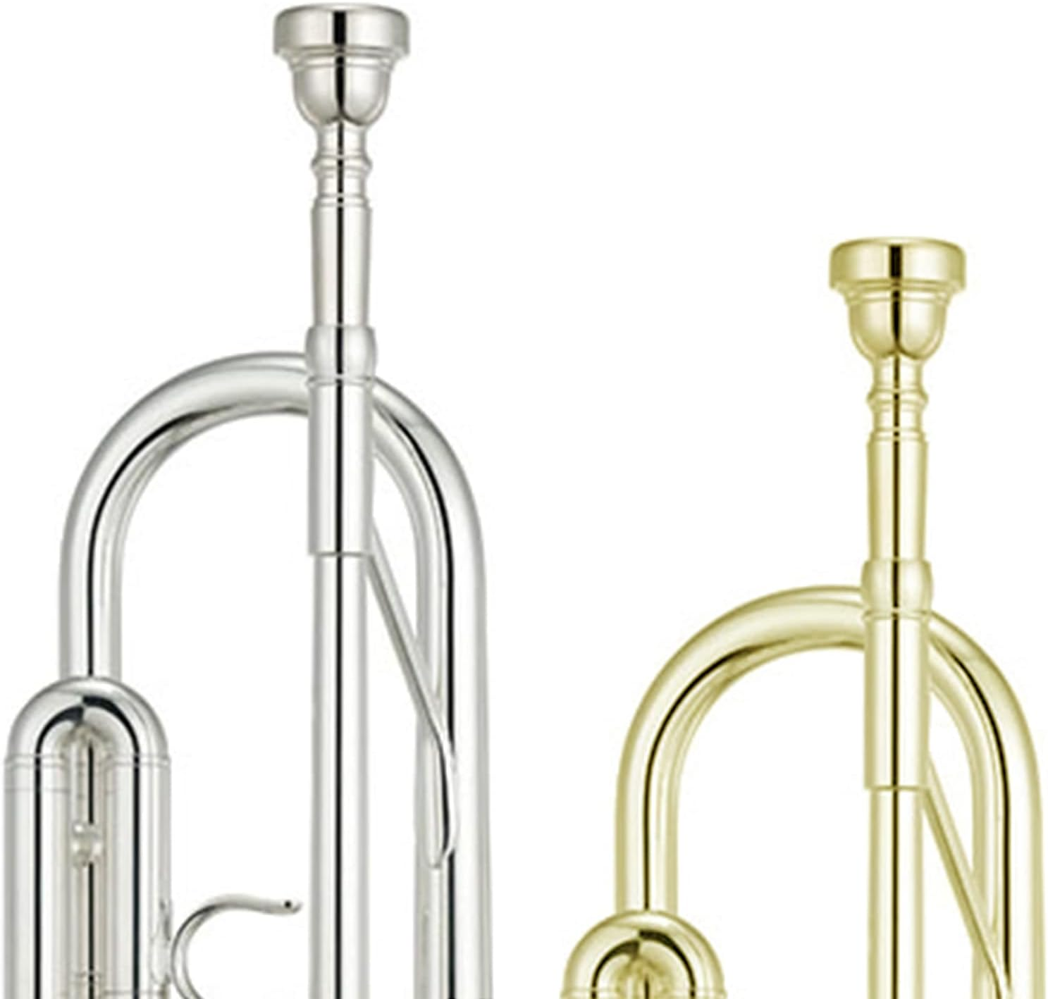 3Pack Trumpet Mouthpiece 3C 5C 7C Trumpet Accessories, Trumpet Mouthpiece Set with Brass Suitable for Beginners and Professional Players （Silver） - Silver image number 6