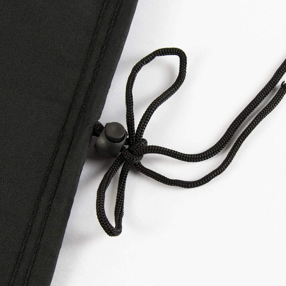 Fenghome round Patio Cool Bar Table Cover, Waterproof Fade Resistant Fabric with Drawstrings for Small Coffee Cocktail Outdoor Furniture Side Tables, Diameter 20.5 X Height 23 Inches (Black) image number 5