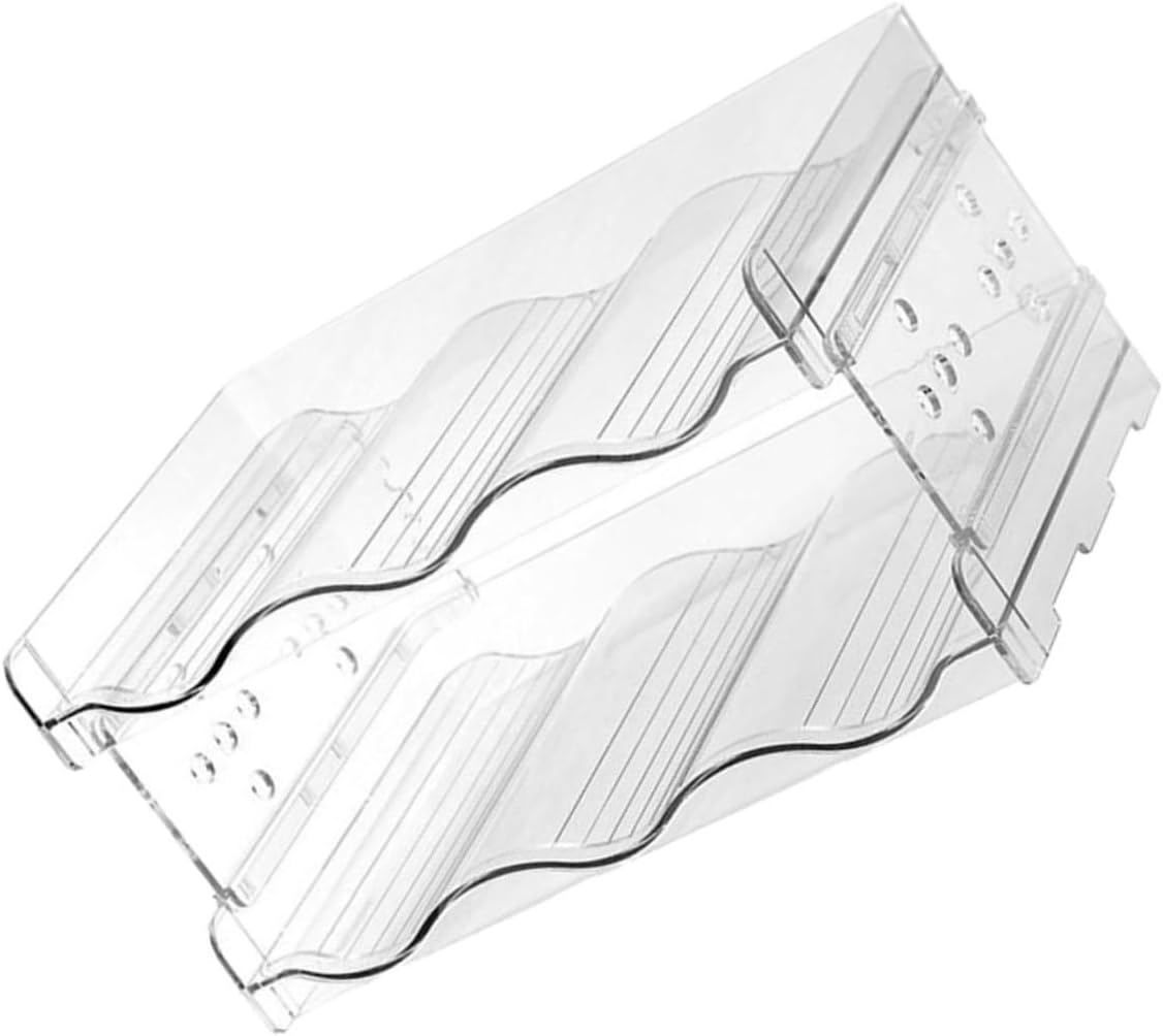 Mikinona Water Bottle Shelf Rack Wine Organizer Wine Storage Rack Stackable Easy to Assemble for Home and Bar image number 4