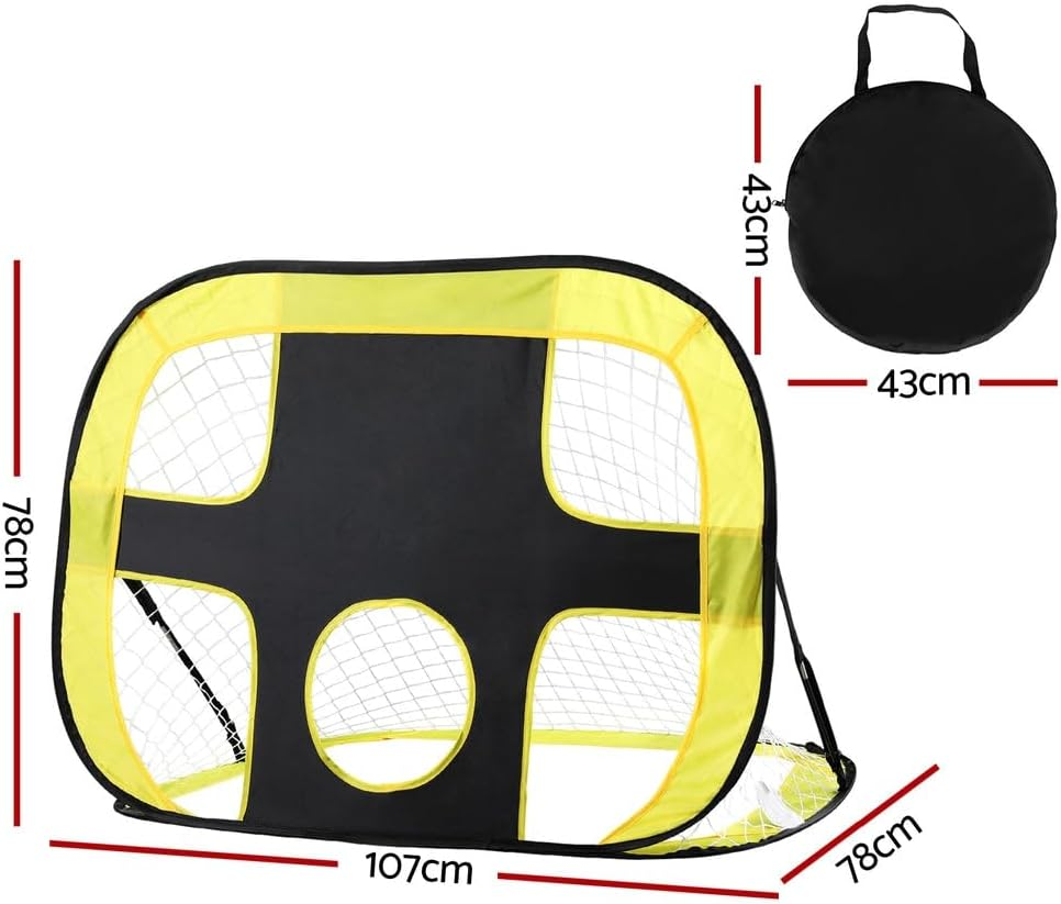 Everfit Portable Football Net Soccer Goal Rebound Target Hitter Training image number 3