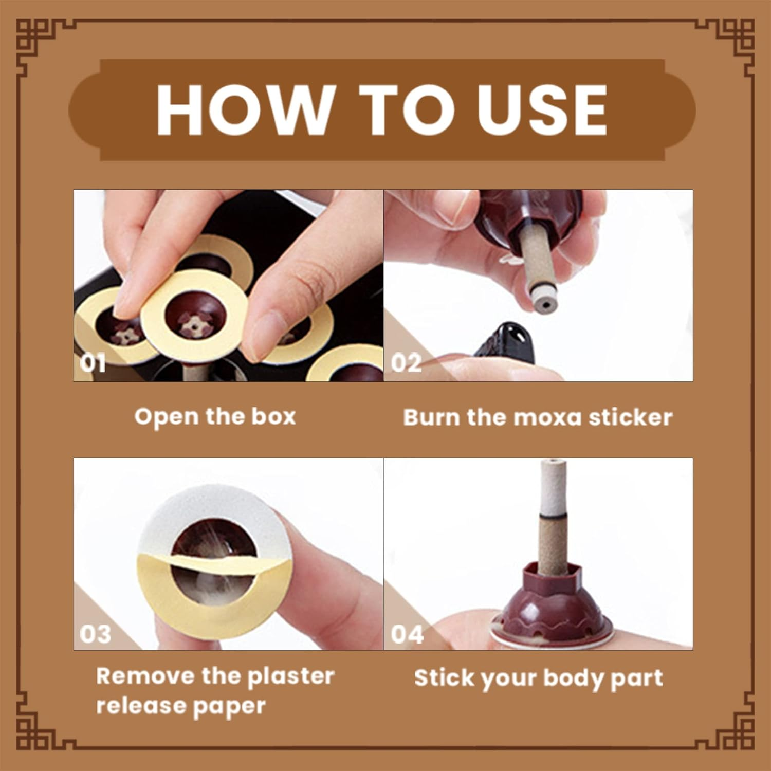 7 Years'Old Pure Moxa Roll Strip for Moxibustion Ai Ye Chinese Wormwood, Moxa Sticks, High Purity 40:1-60Pcs image number 4