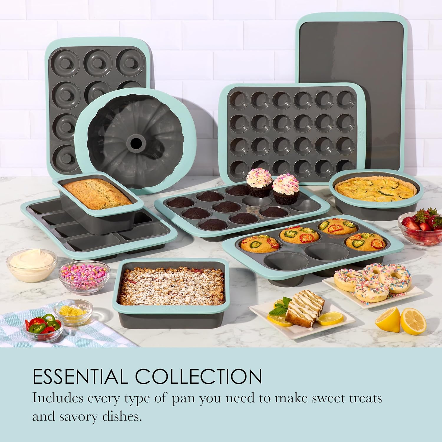 Chicago Metallic Silicone Loaf Pan, 5X9-Inch Nonstick Bakeware with Wire-Reinforced Rim, Bpa-Free Food-Grade Silicone, Oven Safe to 428&deg;F, Dishwasher Safe, Easy Bread Release image number 6