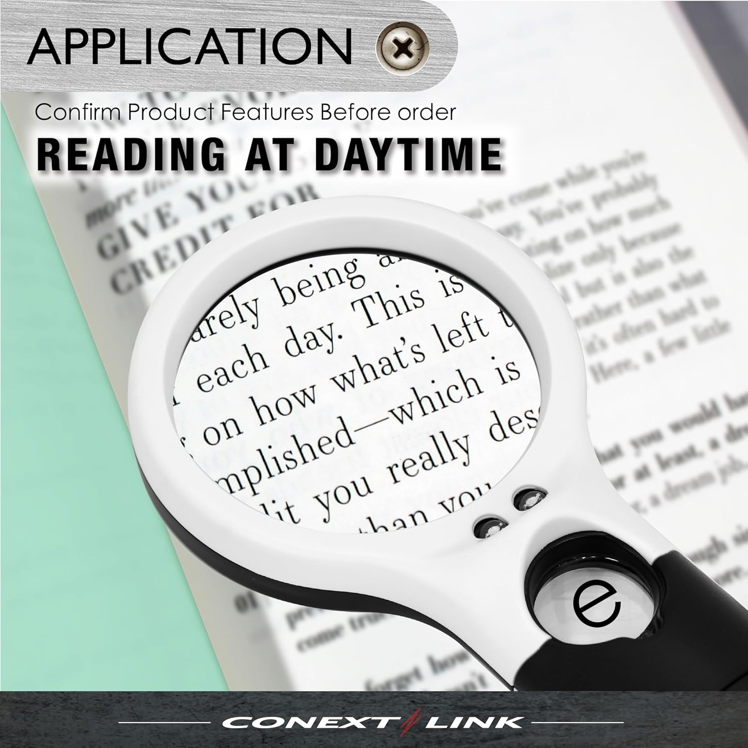 3 LED 45X Magnifying Glass with Light Handheld Magnifier Magnifying Glass Lens image number 1