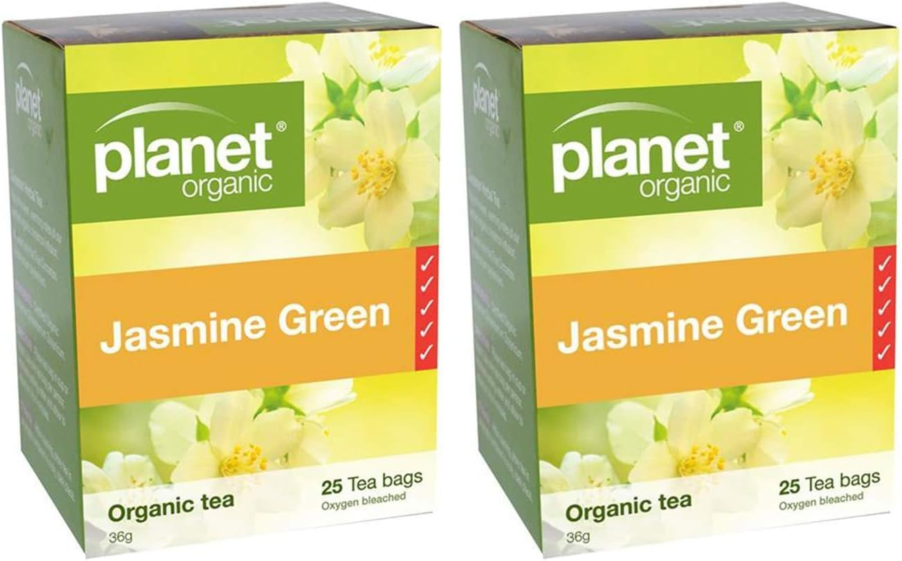 Planet Organic Jasmine Green 25 Tea Bags image number 1