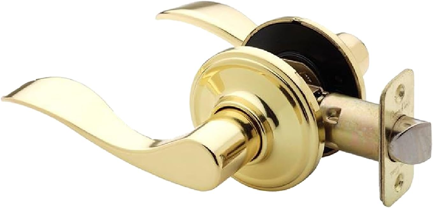 Copper Creek Hardware WL2220PB Door Lever, 3" X 5" X 6.8", Polished Brass, 1 Count (Pack of 1) image number 4