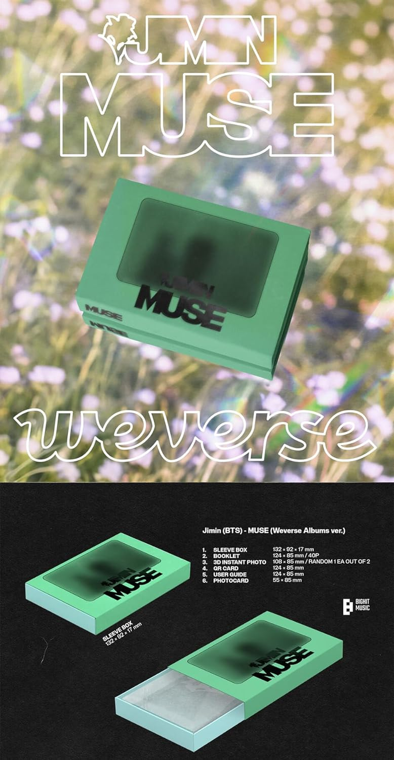 BTS Jimin MUSE 2Nd Album with Tracking Sealed Bangtan (Weverse Albums Version) image number 6