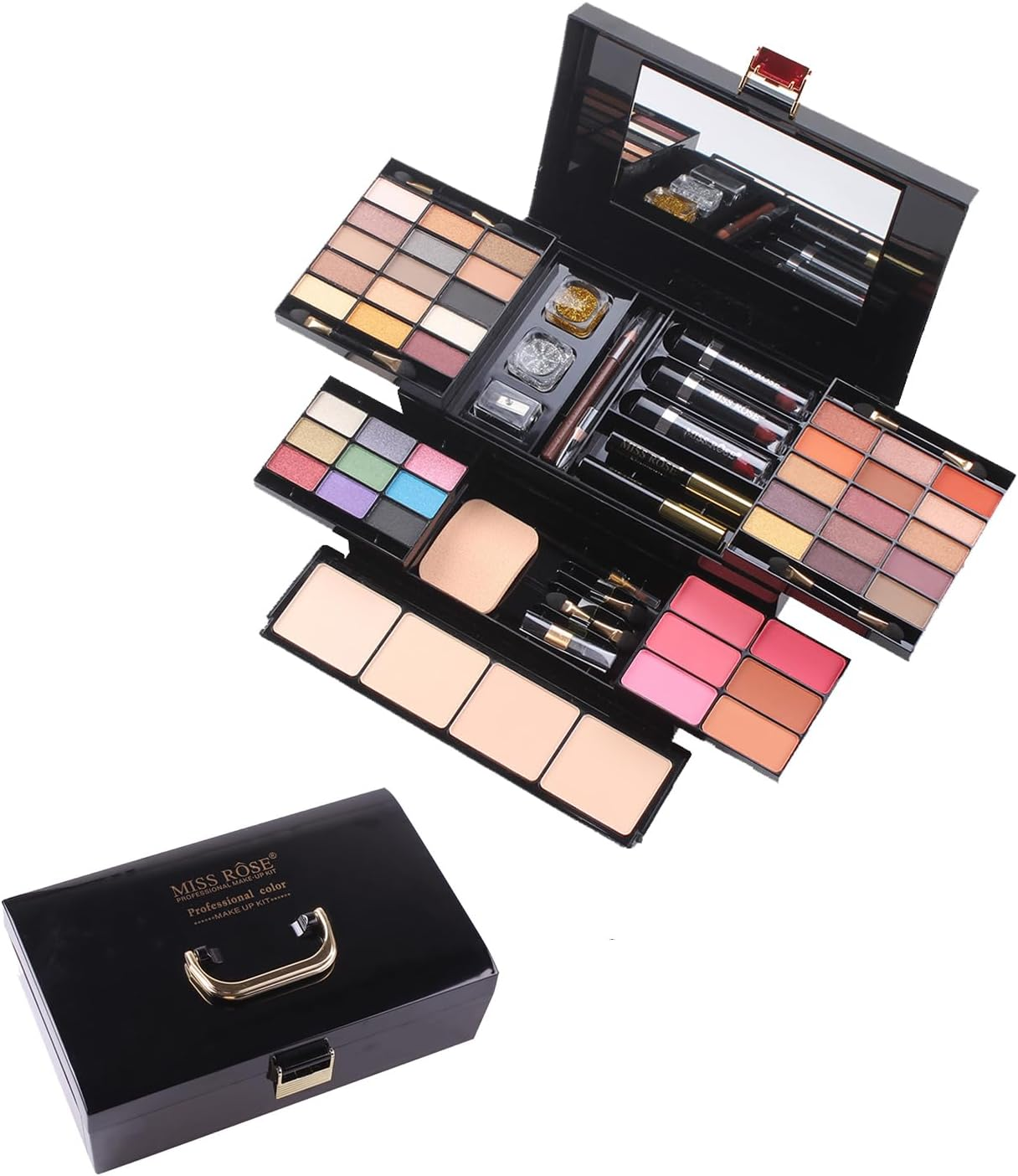 TEMU-SC 8PCS Colors Professional Make up Set, All in One Makeup Kit for Women Full Kit, Cosmetics Teenagers, Makeup Palette - 214Pcs image number 7