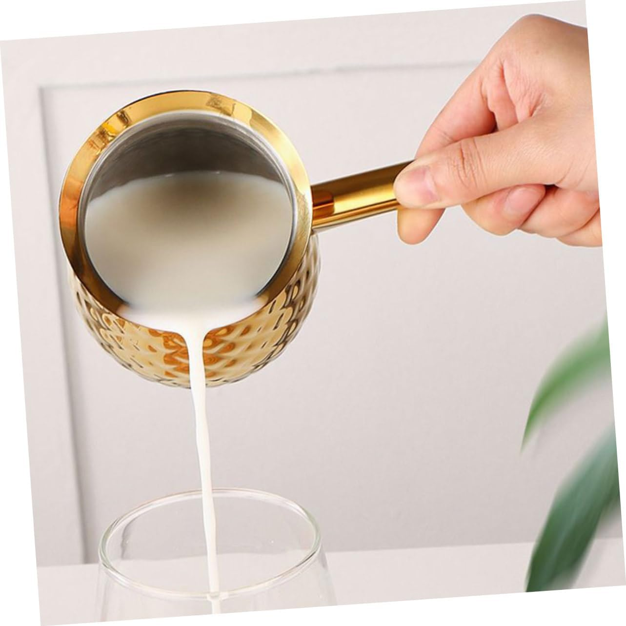 IMIKEYA Vintage Metal Turkish Coffee Pot Mocha Cup Espresso Pot for Stovetop Brew Turkish Tea Maker image number 1