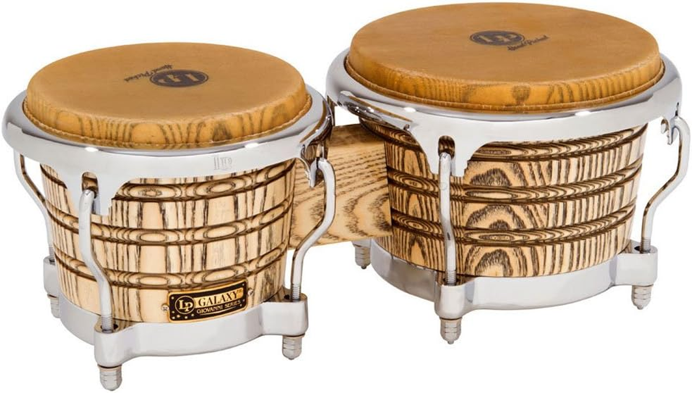 Latin Percussion LP Giovanni Galaxy Wood Bongo Gold Hardware LP793X