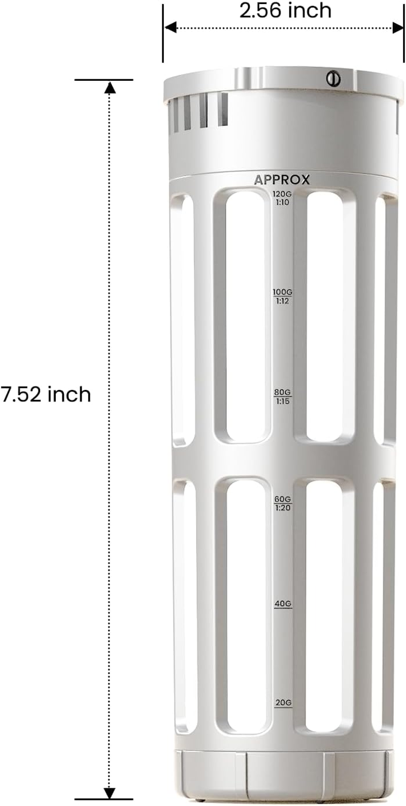 Maestri House 40Oz Cold Brew Coffee Maker Filter, 350 Mesh Filter (White) - Black image number 2