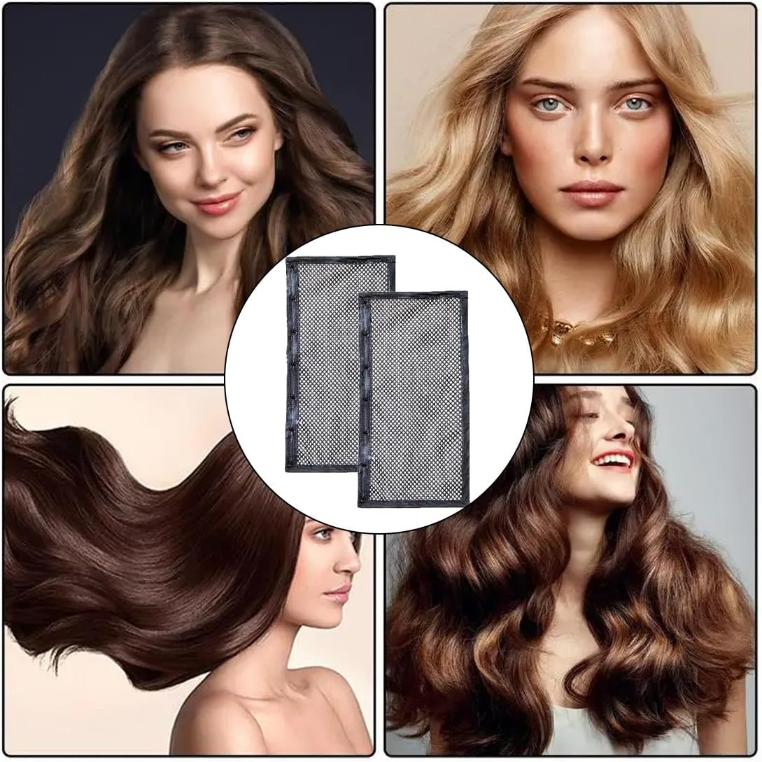 Hair Clips 2 Pack Curlers Curling Iron Curling Net Curling Aid Presented in the Shape of Mesh Hair Accessories image number 2