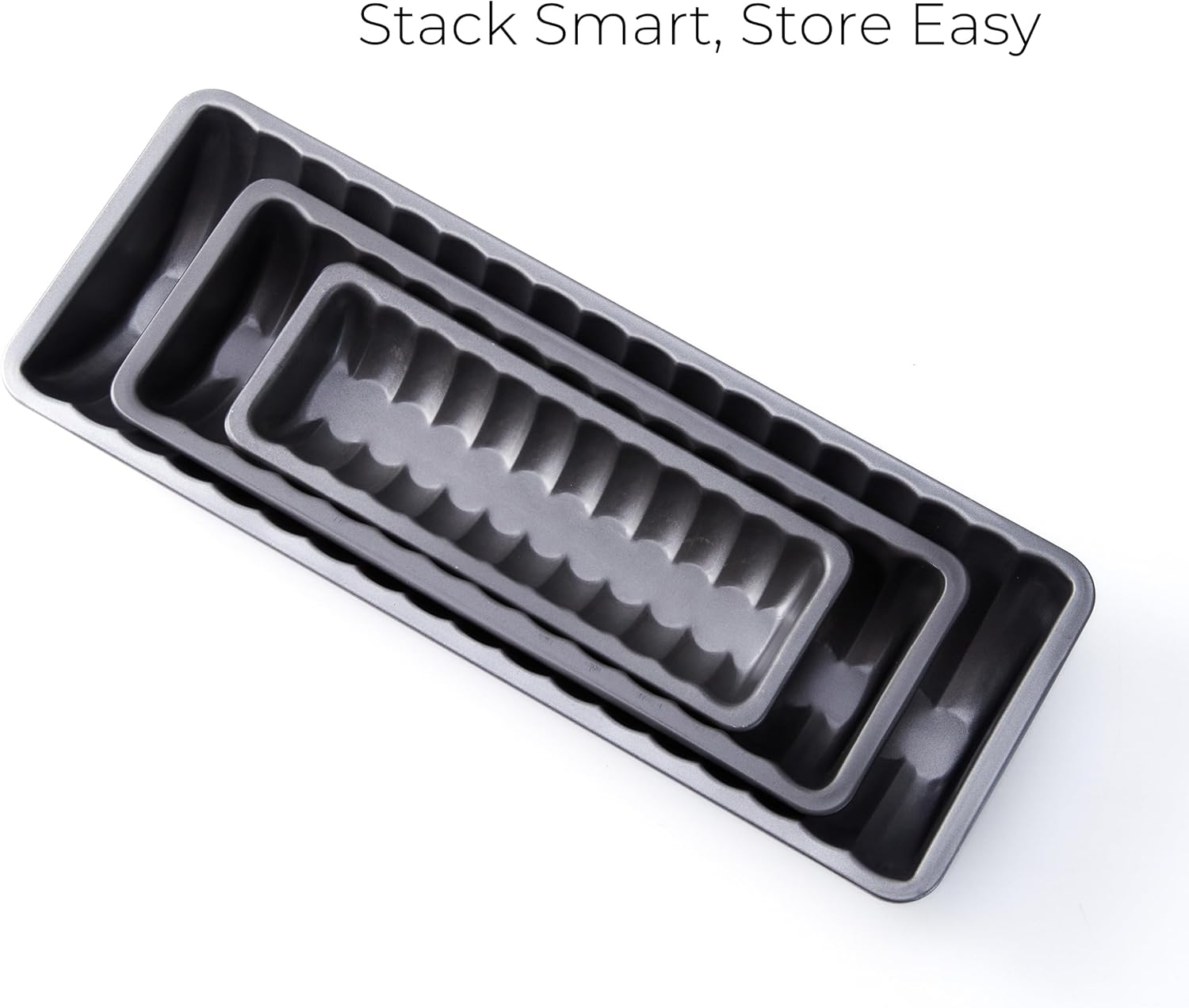 Scandinavian Almond Cake Pan with Recipe &ndash; Set of 3 Non-Stick Carbon Steel Loaf Pans for Swedish & Norwegian Baking, Traditional Almond Cake Mold for Nordic Desserts, Durable & Even-Heat Bakeware image number 5