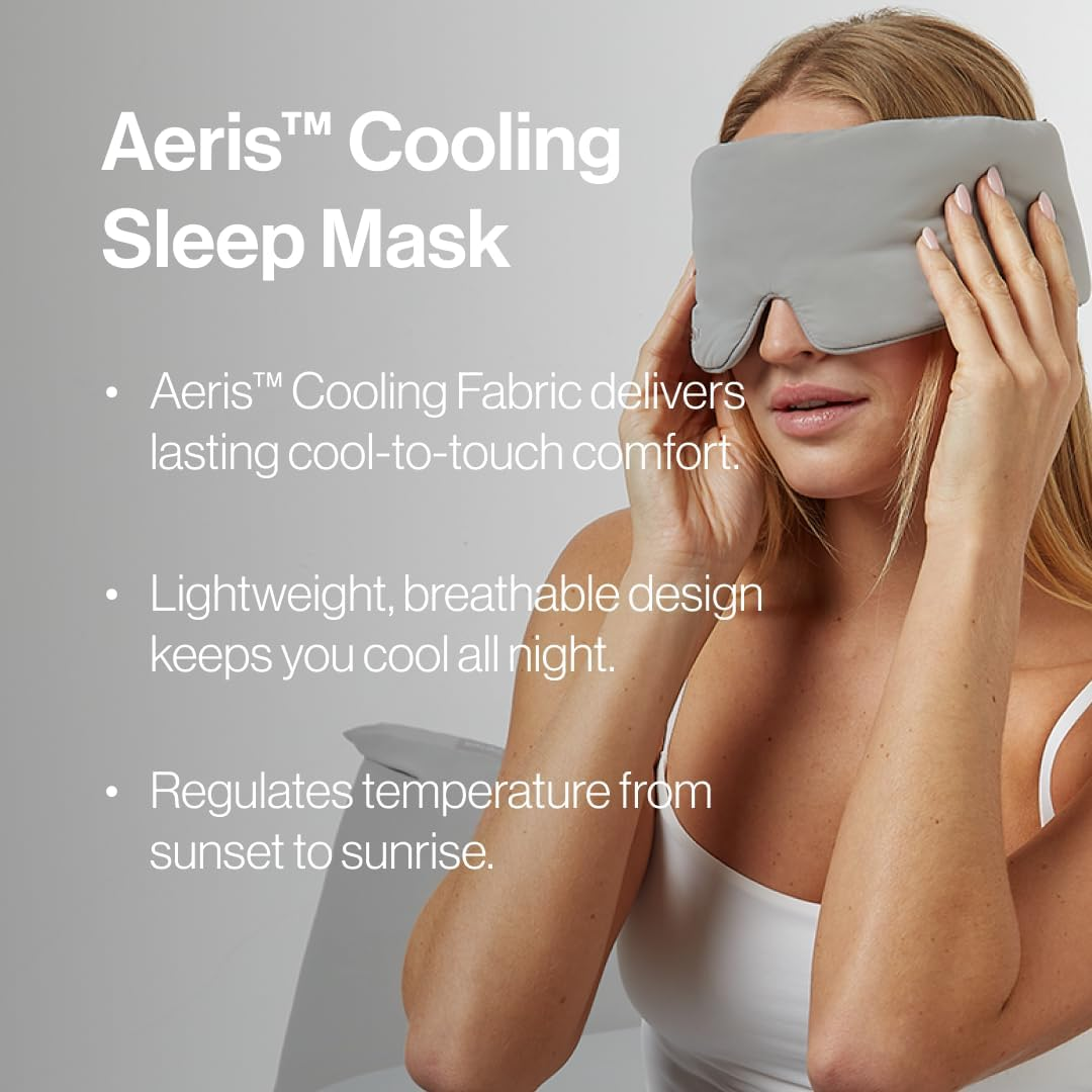Dore & Rose Aeris&trade; Cooling Sleep Mask for Hot Sleepers, Blocks Light, Reduces Puffiness, Adjustable Eye Mask for Travel, Men and Women, Ultra-Soft and Lightweight image number 5