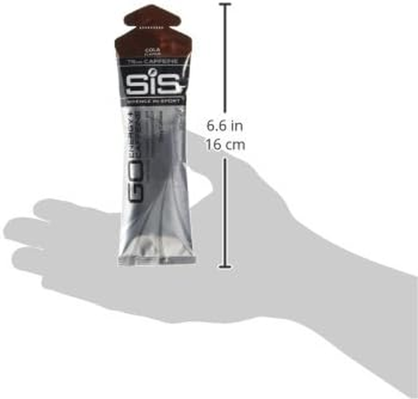 Science in Sport GO Isotonic Energy Gels, 75Mg of Caffeine, Running Gels with 22G Carbohydrates, Low Sugar, Cola Flavour, 60Ml per Serving (30 Pack) image number 5