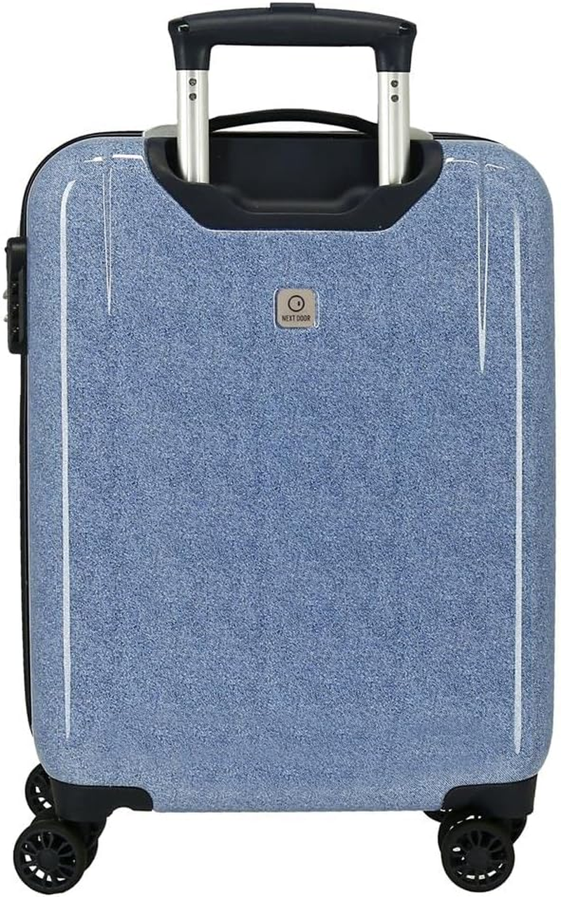 Disney Minnie Make It Rain Bows Cabin Suitcase Blue 38 X 55 X 20 Cm Rigid ABS Side Combination Lock 34L 2 Kg 4 Wheels Double Hand Luggage, Blue, Cabin Suitcase image number 1