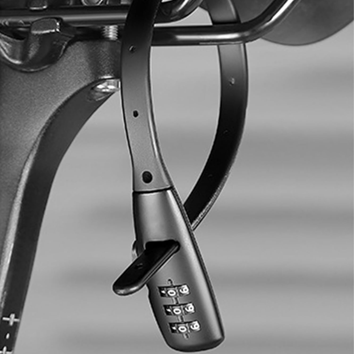 Zip Tie Lock Combination - Electric Scooter Lock with Combination - Adjustable Protective Anti-Theft Hardware for Door Skateboard Cabinet Scooters Stroller Refrigerator Gate - Regular Long Style image number 3