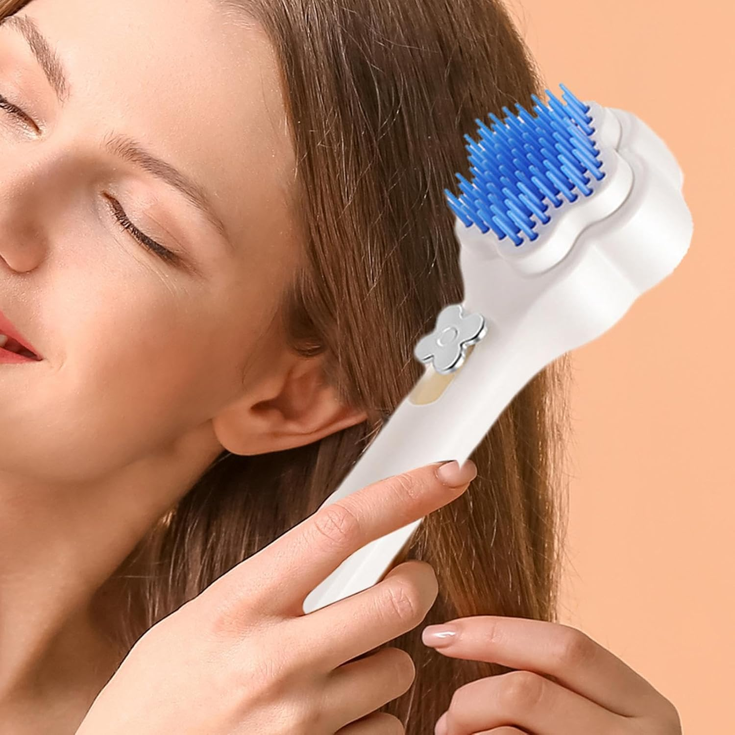 Easy Cleaning Hair Brush | Easy Cleaning Anti-Static Hair Brush - Hair Brush Massage Comb, Anti-Static Massage Comb, Telescopic Massage Comb Hair Brush image number 5