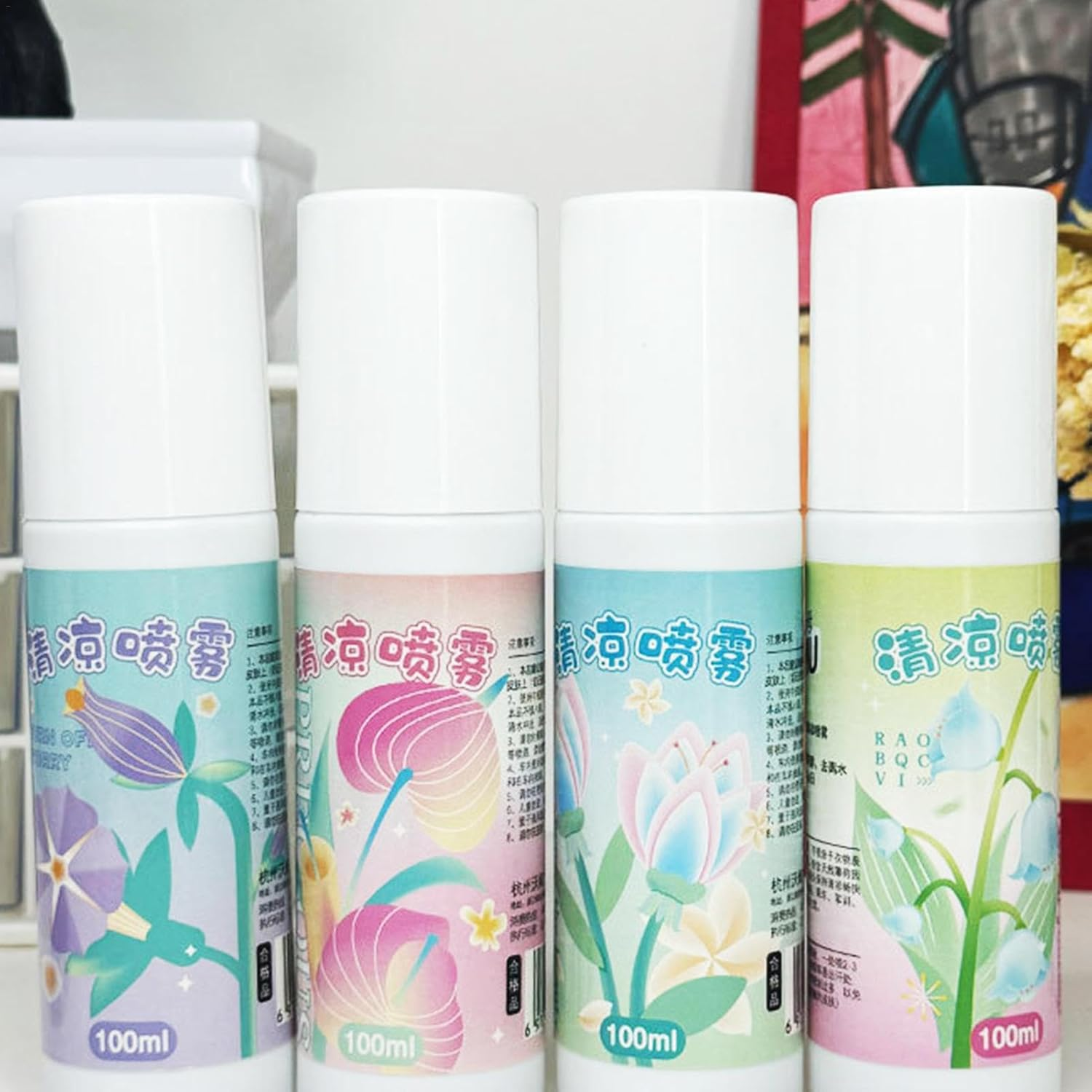 Spray Cooling Agent - Gentle Instant Cool Spray Rapid Cooling Mist Spray - Long-Lasting Cooling Face Spray Soothing Summer Spray for Outdoor Activities image number 4