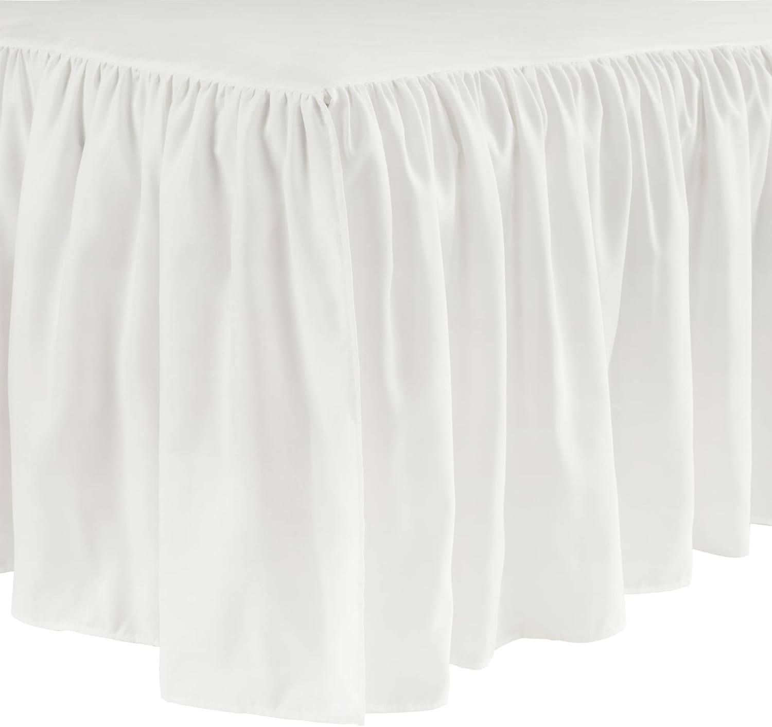 Lush Decor Ruffle Crib Skirt, 16" Drop, White image number 5