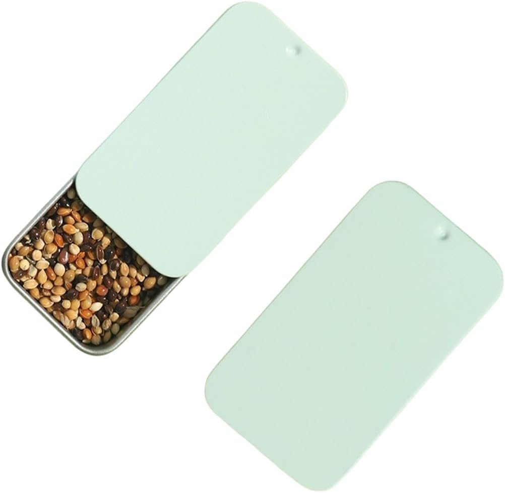 AIMALL 2 PCS Training Bird Food Box - Parrot Hands Training Feeding Tank for Tiger Skin, Peony, Xuan Feng, Bug Reward Props, Insect Box Feeder