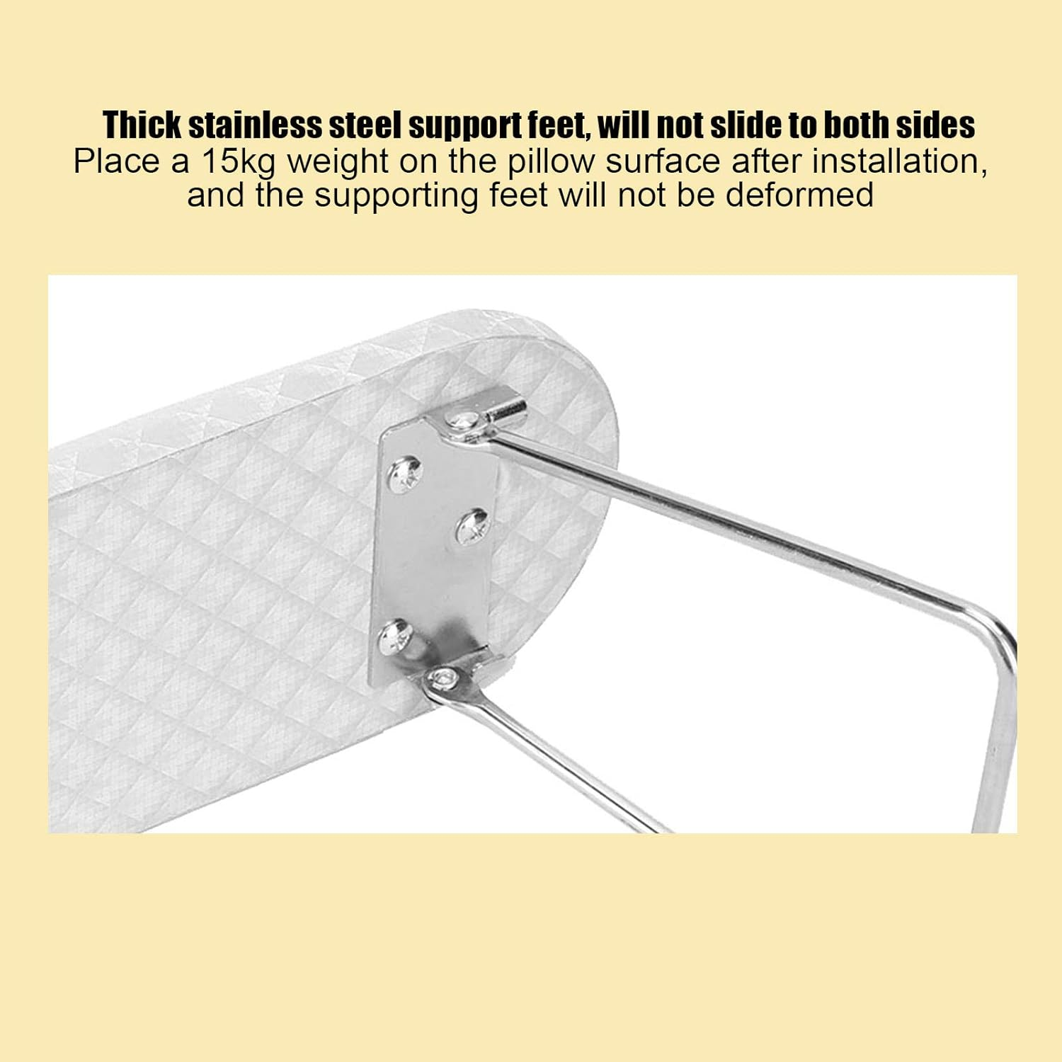 Hand Cushion for Nail Manicure, Foldable Salon Hand Cushion, Nail Art Holder, Arm Rest, Manicure Tool (White) image number 1