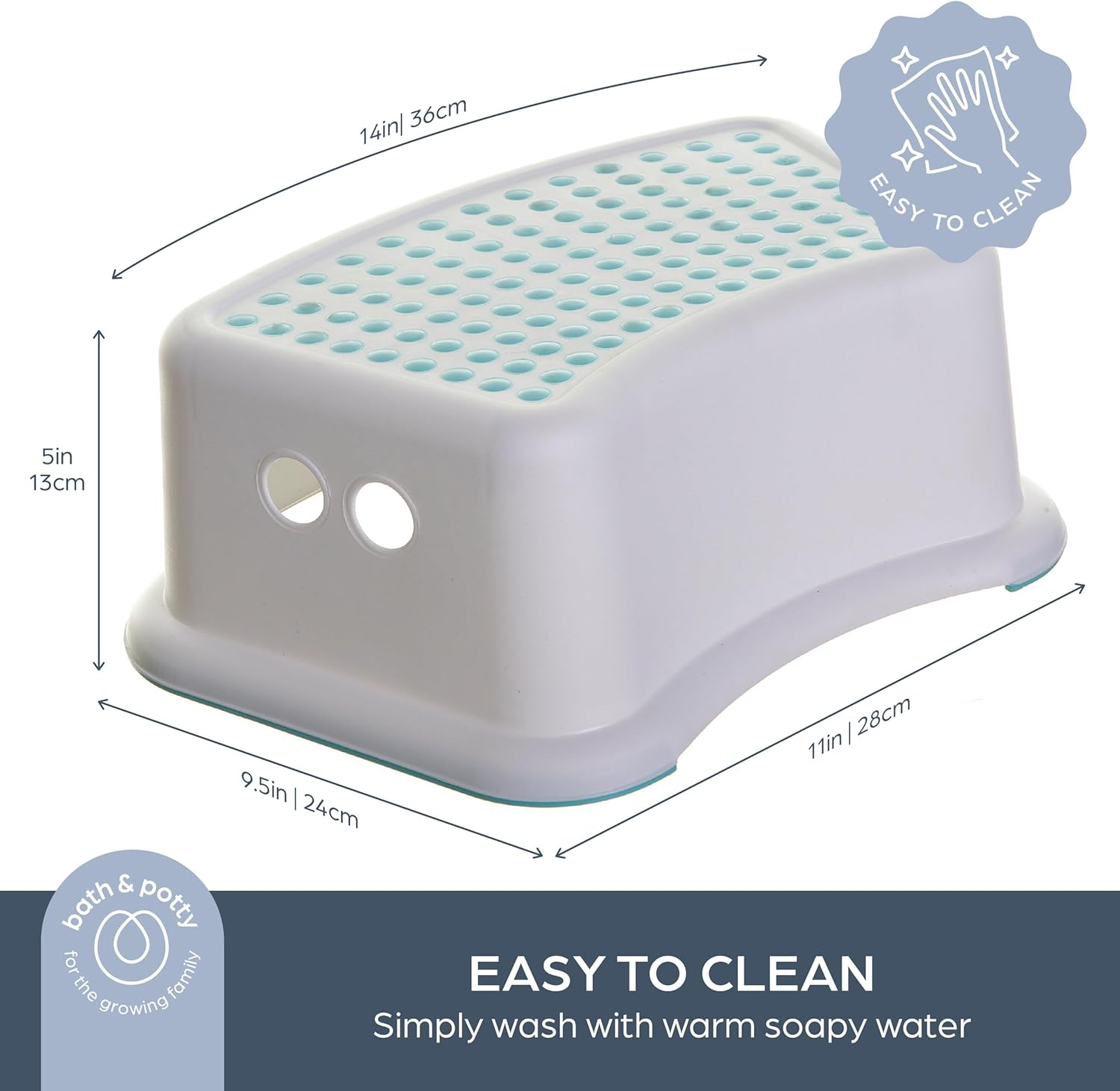 Dreambaby Step Stool for Kids - Non-Slip Base and Contoured Design for Toilet Potty Training and Sink Use image number 3