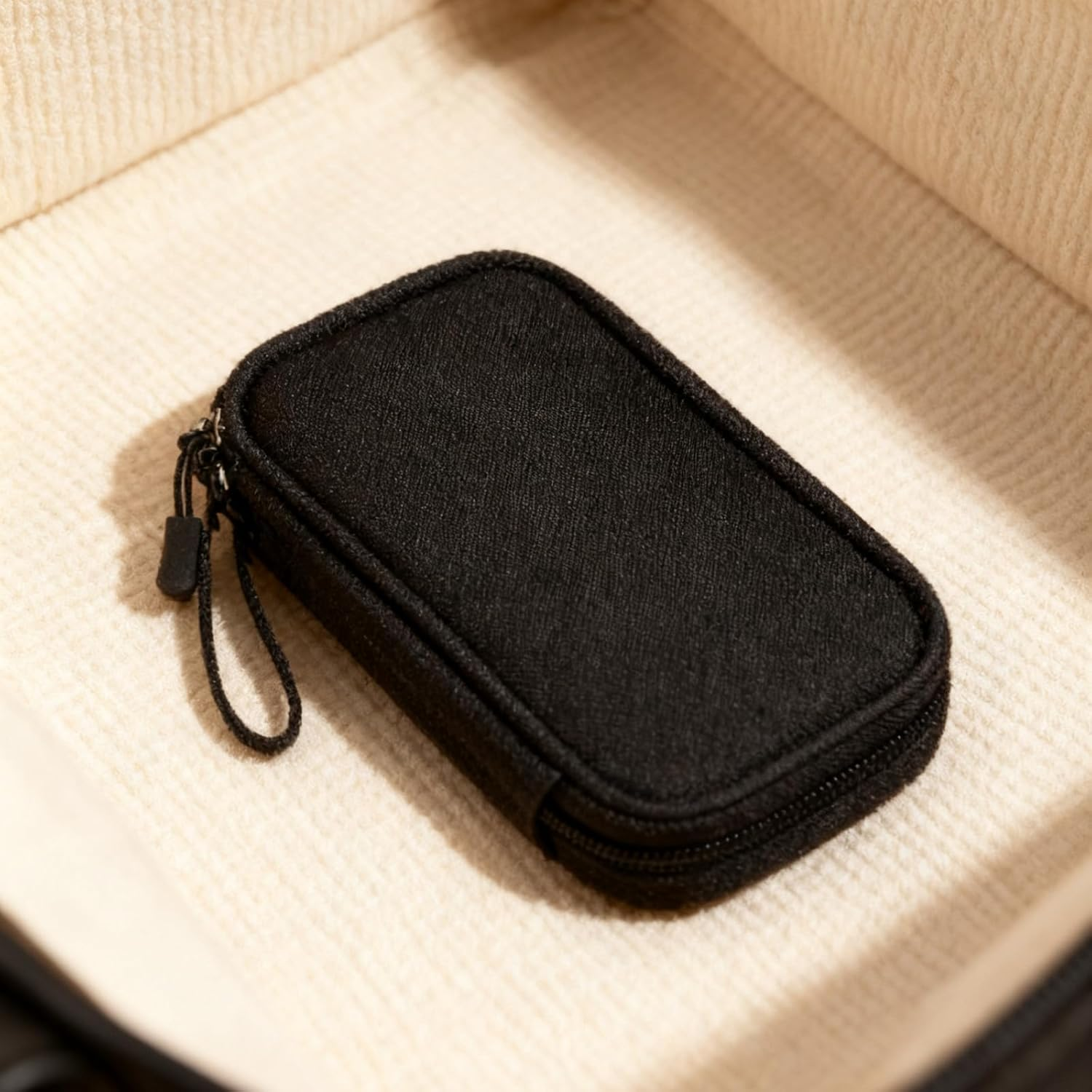 Electronic Organiser - Travel Cable Organiser Bag Pouch for Electronic Accessories, Portable Waterproof Storage Case for Charger Phone Earphone Cords and Travel Case, Black image number 5