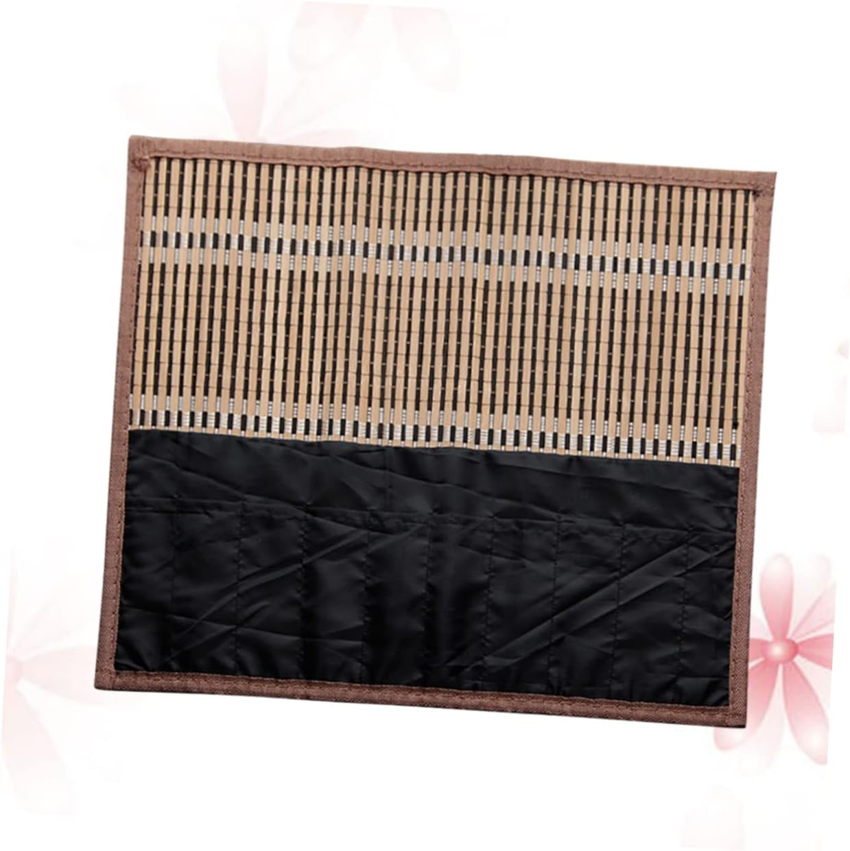 ABOOFAN 2 Pcs Writing Brush Holder Evil Eye Hair Clip Portable Brush Holder Teeth Charm Angel Keychain Paint Brush Case Paintbrush Organizer Chinese Calligraphy Brush Holder Student Bamboo image number 6