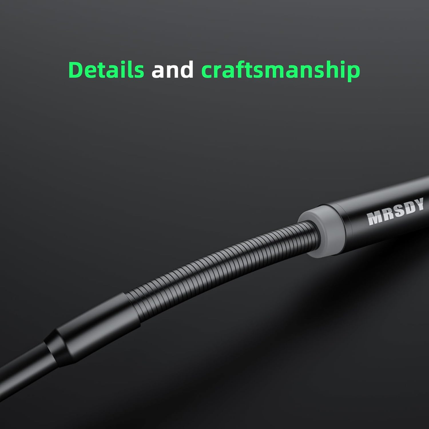 MRSDY Gooseneck Microphone, 23 Inch DJ Microphone for Audio Mixer, Professional XLR Wired Dynamic Mic, Extended Black Metal Noise Reduction Microphone, Supports 360&deg; Rotation and Bending image number 4