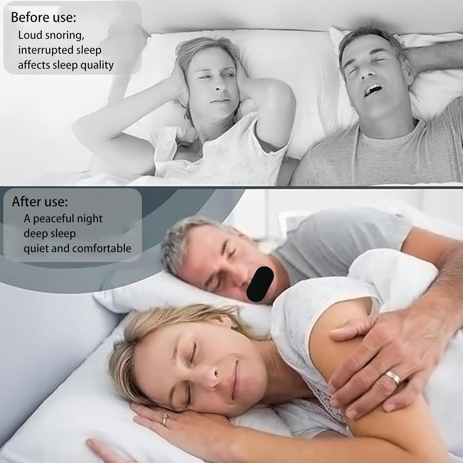 Mouth Tape for Sleeping, 30 Pieces, Snoring Aids for Men Women, Helps Stop Snoring and Develops Nasal Breathing Habits, Mouth Strips for Sleeping, Reduce Snoring, Improve Sleep Quality image number 2