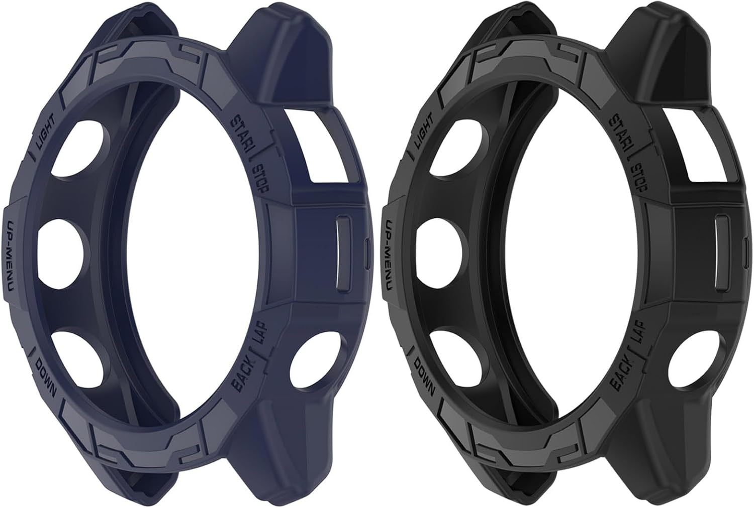 Chofit Cases Compatible with Garmin Epix Pro Gen 2 51Mm/Fenix 7X Pro Case, TPU Protective Cases Cover Watch Frame Protector Shell for Fenix 7X Pro/Epix Pro Gen 2 51Mm (Black)