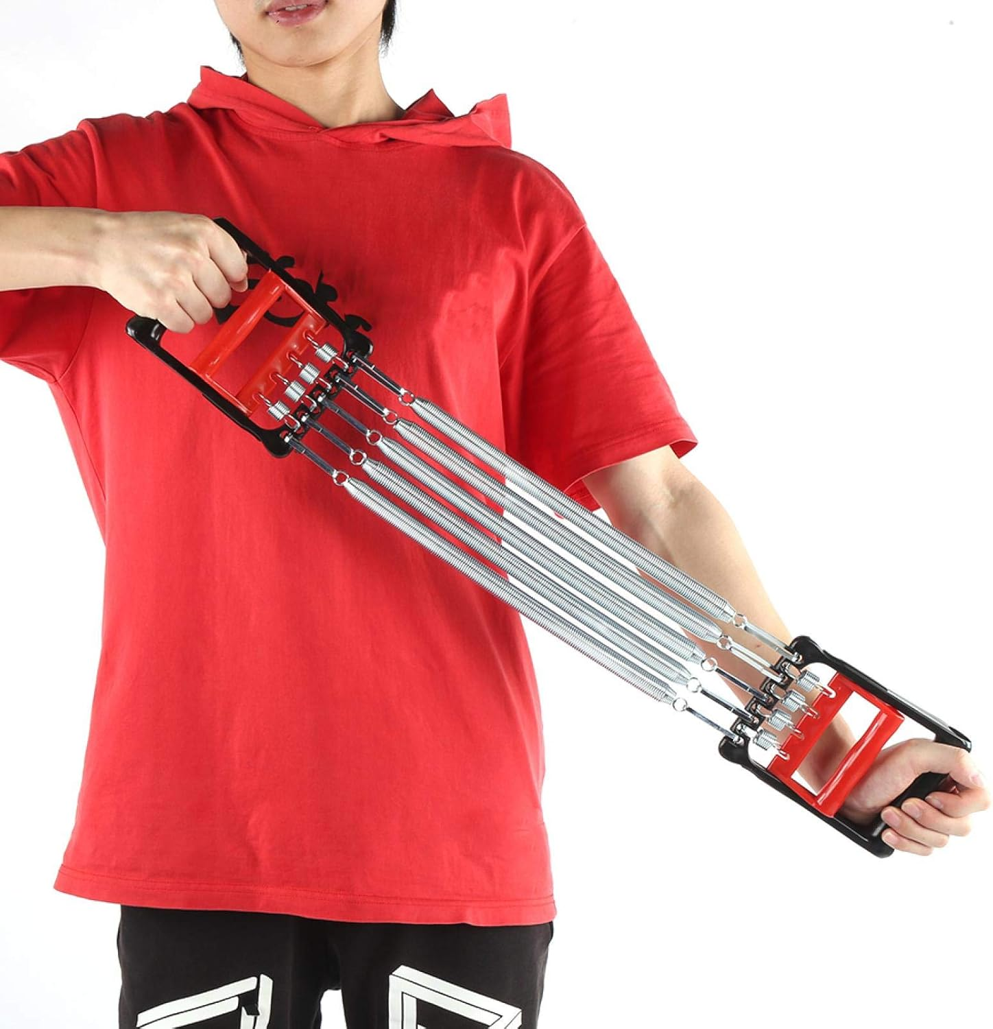 Clasken Spring Chest Expander, 5 Springs with 65KG Force, Removable, Easy to Install, Chest, Arms & Abdomen Workout image number 1