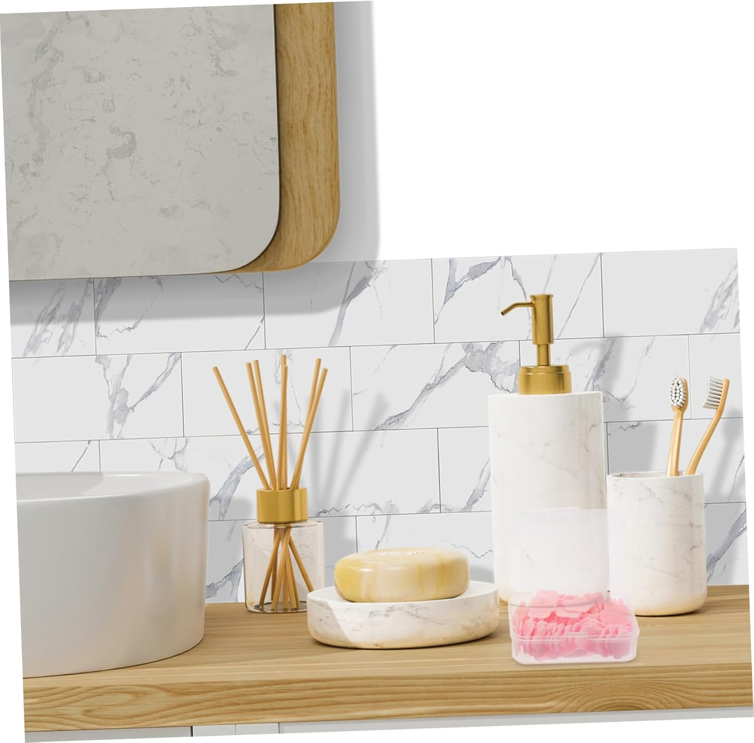 BESPORTBLE Travel Toiletries Soap Sheets Portable Hand Cleaning Soap Flakes Travel Toiletries image number 6