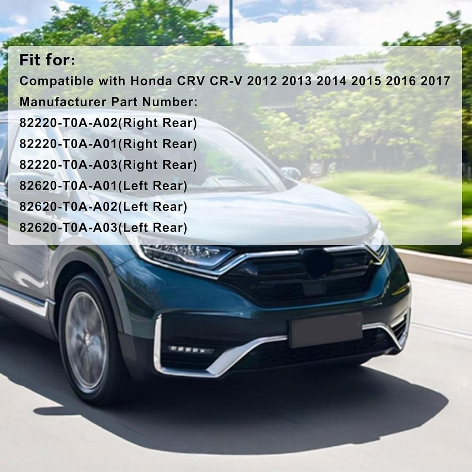 GXARTS 1 PCS Left Rear Seat Back Lock Actuator Seatback Compatible with Honda CRV CR-V 2012-2017# 82620-T0A-A01 82620-T0A-A02 82620-T0A-A03 image number 4