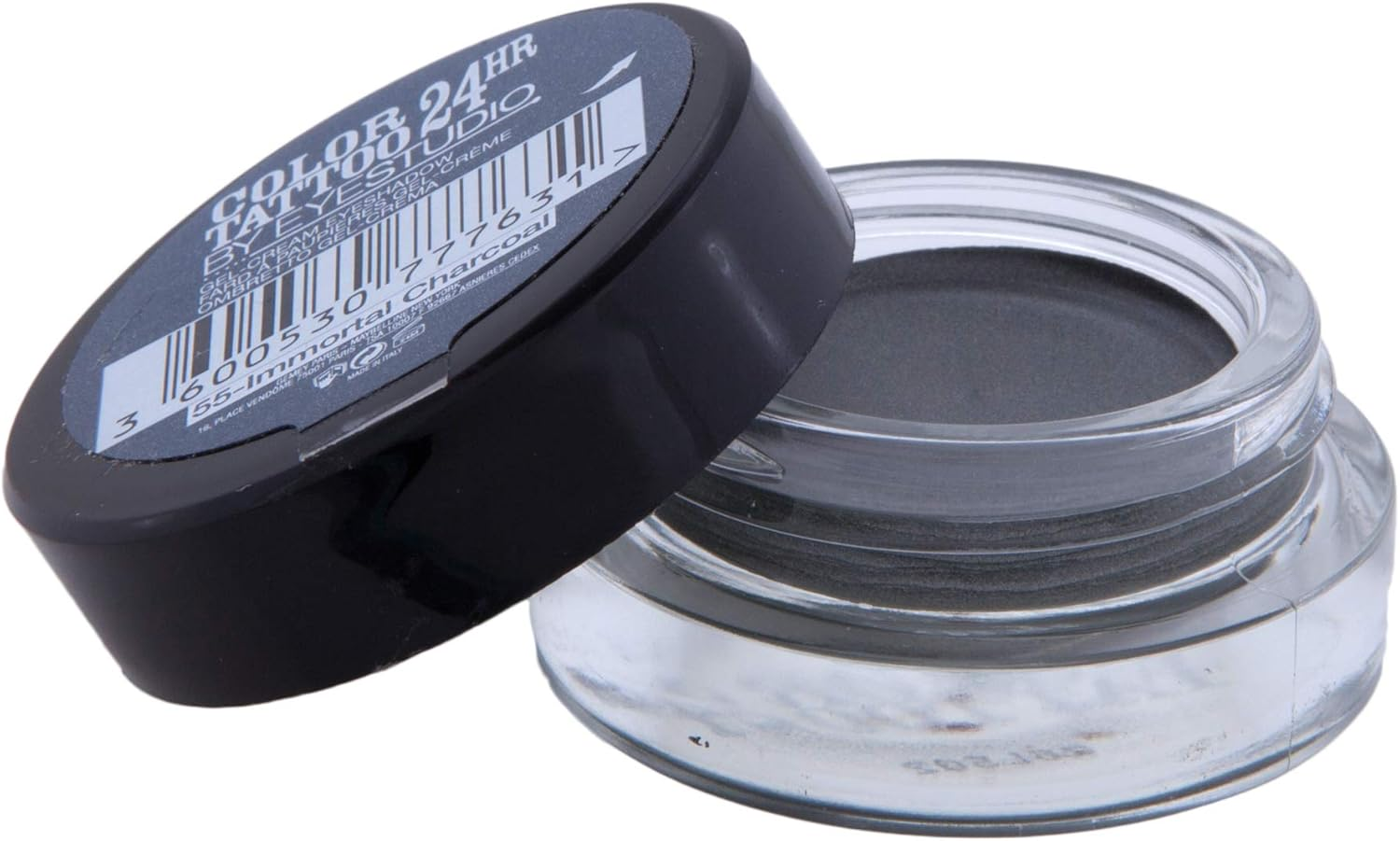 Maybelline Colour Tattoo 24 Hour Eye Shadow, Immortal Charcoal Number 55 - Gold image number 3