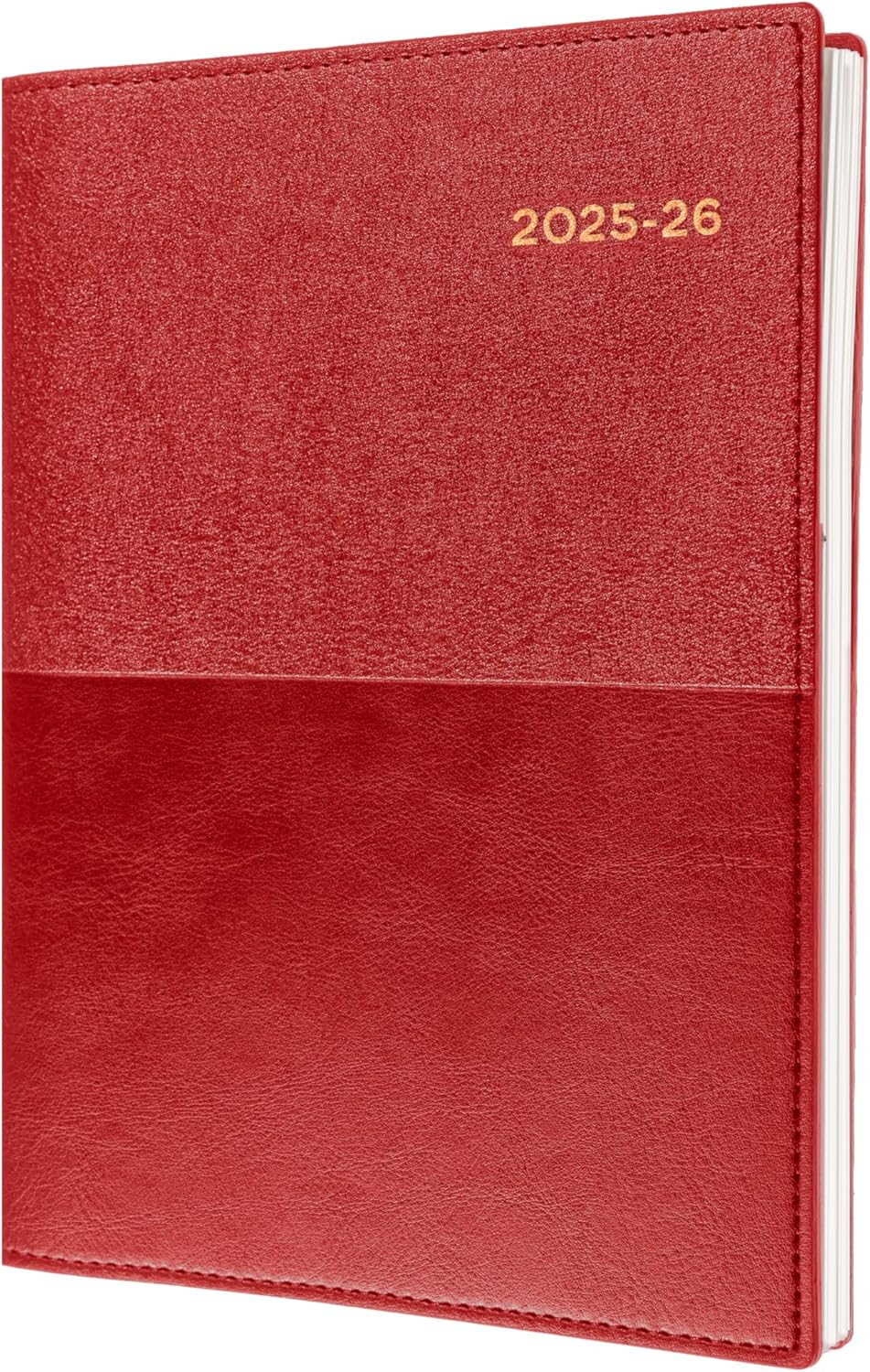 Collins Vanessa - A4 Day to Page Financial Year 2025-2026 Diary/Planner - Red image number 3
