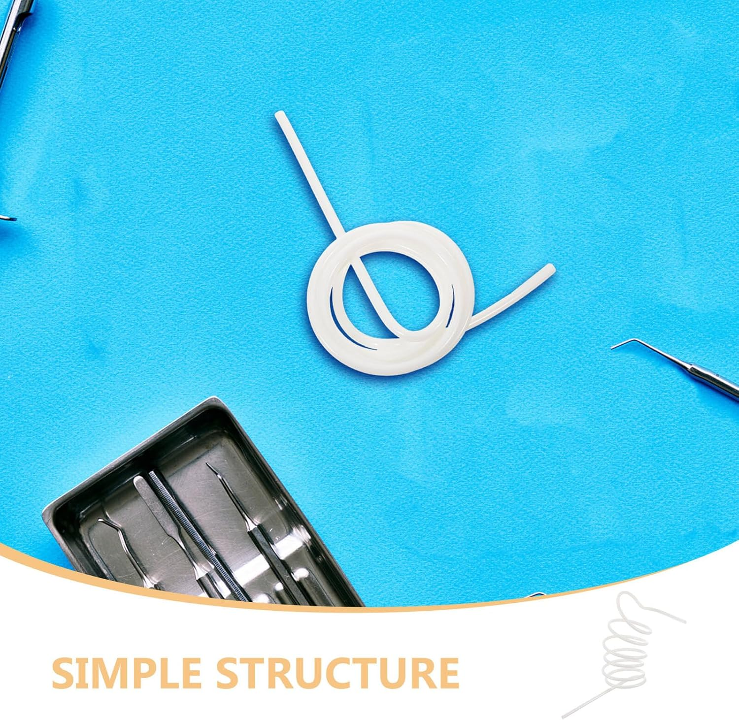 SHINYPASING 2Pcs Water Flosser Hose Replacement for Wp- Oral Irrigators Tubing with Improved Flexibility Easy Install Dental Irrigator Parts for Deep Cleaning and Enhanced Gum Care image number 6