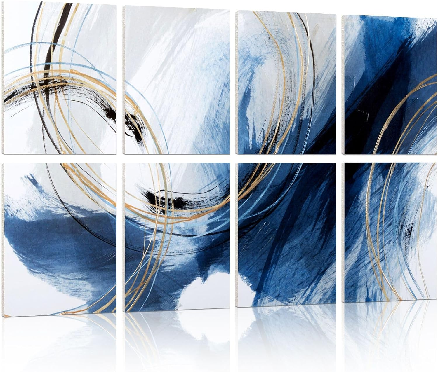 YPY Acoustic Panels, Soundproof Wall Panels: 8 Pack 12'' X 16'' Decorative Sound Proofing Padding Self Adhesive Acoustical Treatment Better than Noise Absorbing Foam 12''X16''X8