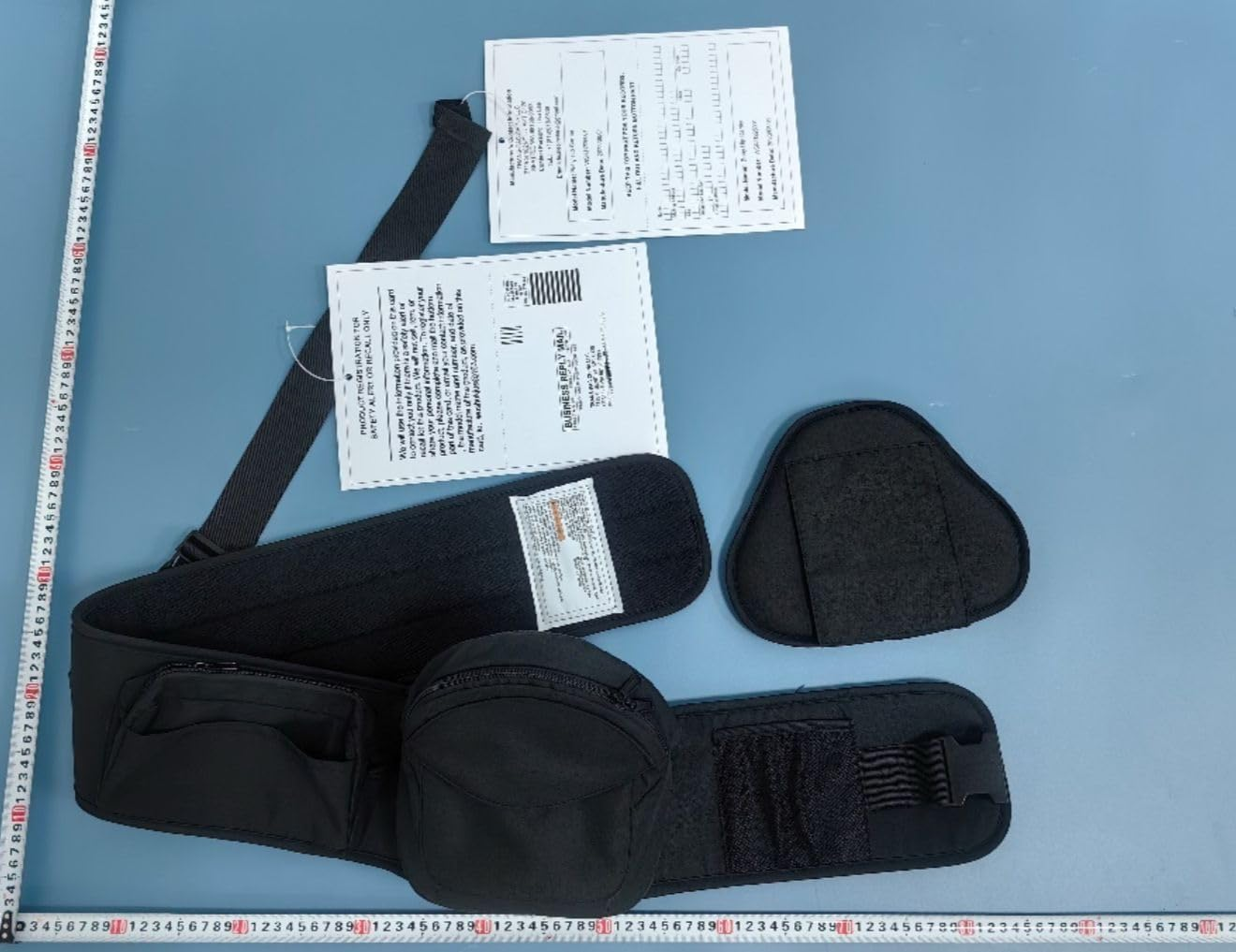 Hip Seat Baby Carrier - Adjustable Waistband with Original 3D Belly Protector, Ergonomic Carrier with Various Pockets for Newborns & Toddlers up to 45Lbs image number 2