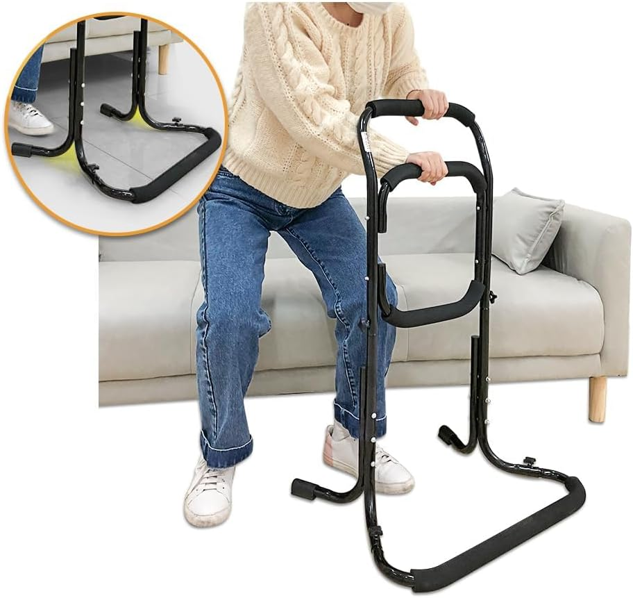 Chair Lift Assist Devices for Seniors Bed Side Rails for Elderly Adults Sit to Stand Lift Standing Aids Supports Grab Bar Help Patient Stand up & Mobility in Front of the Couch, Recliner Chair, Toilet