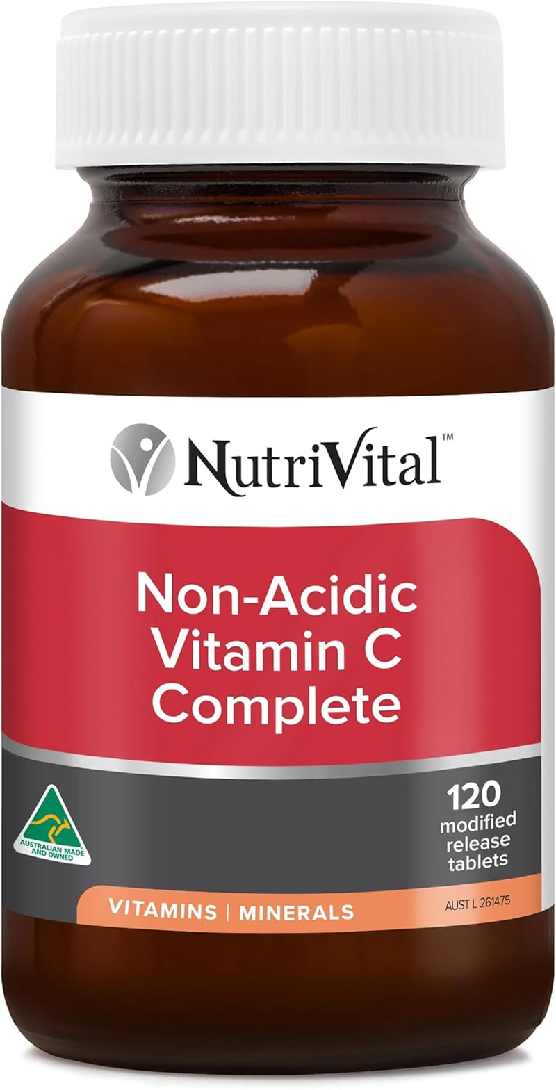 Nutrivital Vitamin C Non-Acidic 120 Tabs