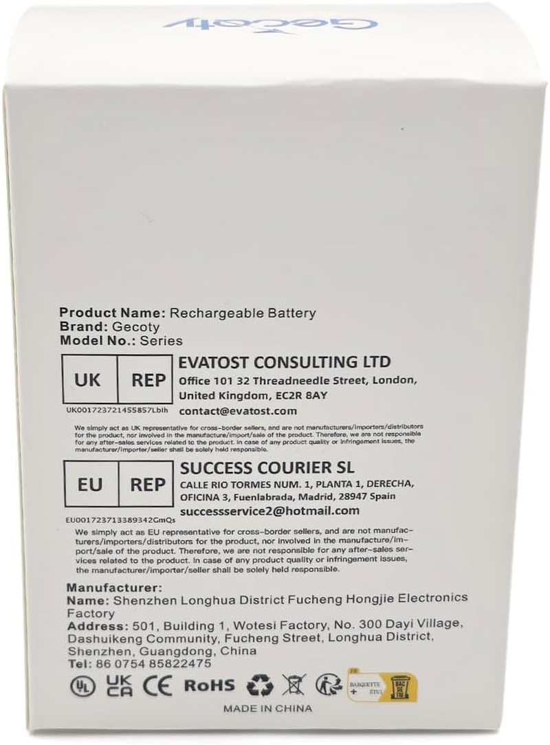 Gecoty&reg; 9.6 V Nimh Battery, 2400 Mah Rechargeable AA Battery Pack with USB Charging Cable and KET 2P Connection for RC Truck RC Tank and RC Battleship image number 5