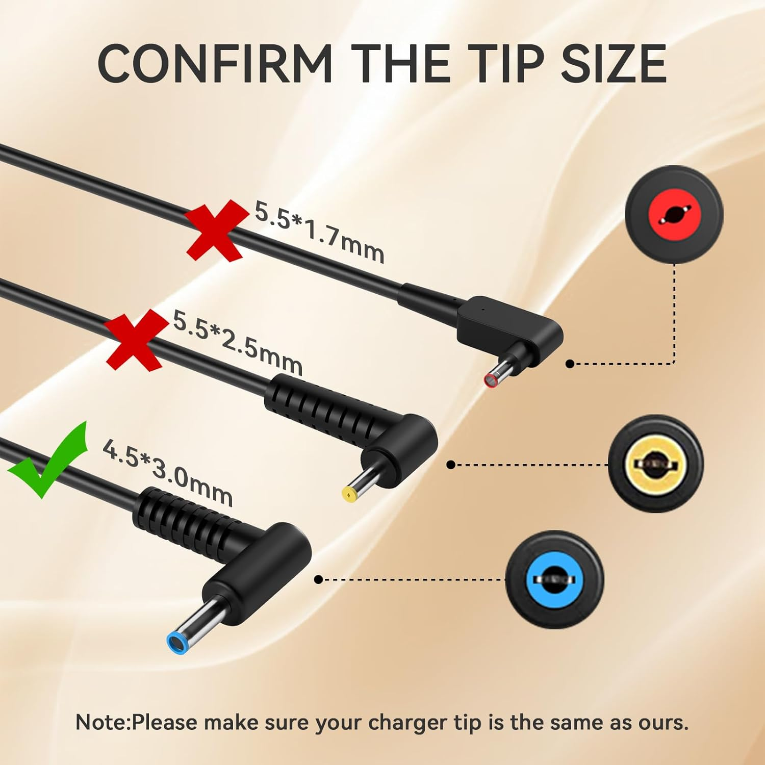 135W Laptop Charger Compatible with HP Spectre X360 15 16 15T 15-Df 15-Dc 15-Ch 15-EB 16-F 16-T Pavilion Gaming 15 16 17 Omen 15 17 Envy 13 14 TPN-CA13 TPN-DA11 L15534-001 Power Adapter image number 1