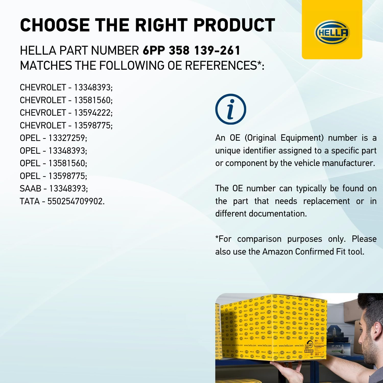 HELLA 6PP 358 139-261 Wheel Sensor, Tyre Pressure Control System image number 2