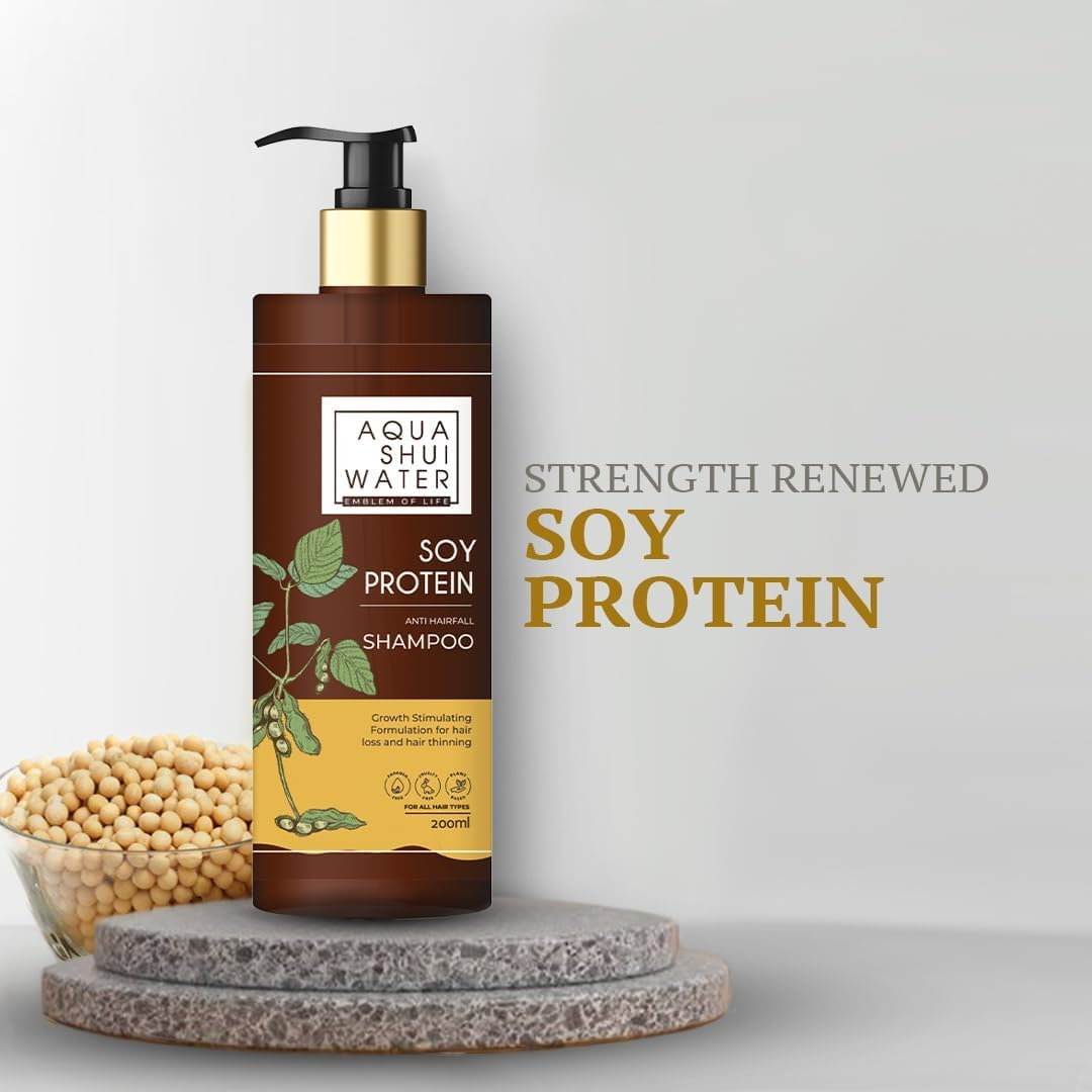 MANTRAMART Hair Strengthening Shampoo | Paraben & Sulfate Free | Soy Protein Formula | Nourishing & Volumizing | Suitable for All Hair Types | 200 Ml