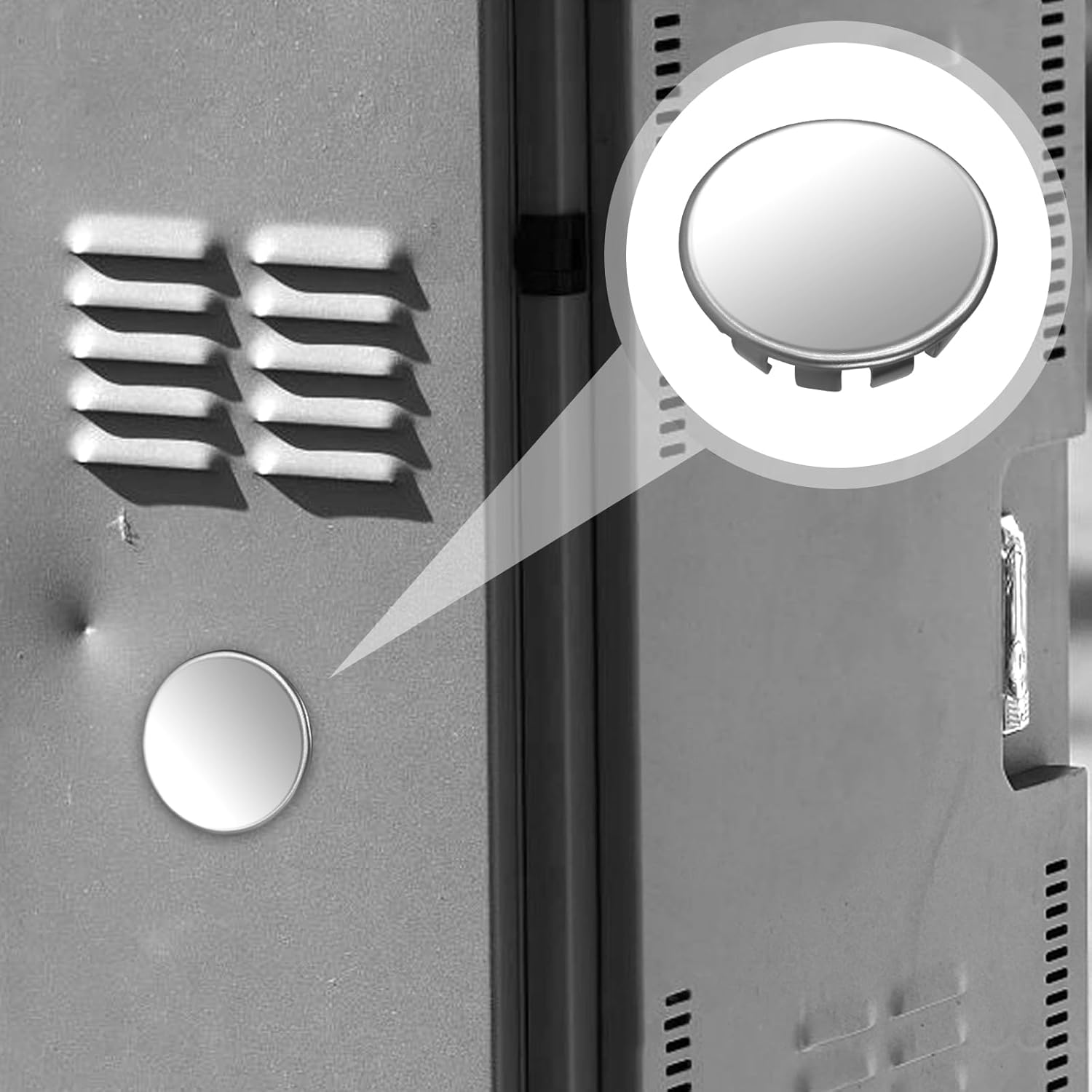 20Pcs Seal Electrical Box Knockout, Removable Electrical Box Knockout round Electrical Panel Knockout Plugs Stainless Steel Knockout Seal for Conduit Pipe (1/2In) Closure Unused Electric Box Outlets image number 1