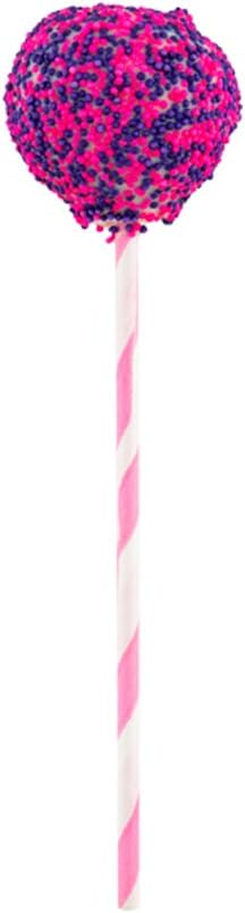 Restaurantware-5.9 Inch Cake Pop Sticks, 25 Durable Lollipop Sticks - Sturdy, Multipurpose, Pink Spirals Paper Colored Cake Pop Sticks, Food Grade, for Desserts or Crafts image number 1