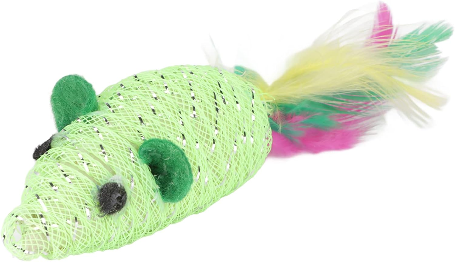 EVTSCAN 11PCS Interactive Cat Feather Toys, Automatic Squeaky Cat Exercise Toys, Cat Chase Toy, for Indoor Cats Play Chase Exercise Pet Supplies image number 4